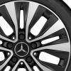 Mercedes 5 Twin Spoke [177-16] Matt Black with High Sheen Wheel Img 2