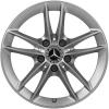Mercedes 5 Twin Spoke [177-16] Vanadium Silver Wheel Img 1