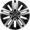 Mercedes 5 Twin Spoke [177-17] Gloss Black with High Sheen Wheel Img 1