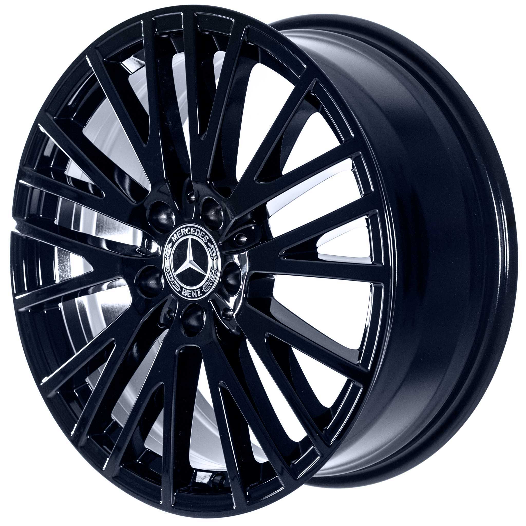 Mercedes Y Spoke [177-18] Gloss Black Alloy Wheel Product Image #2