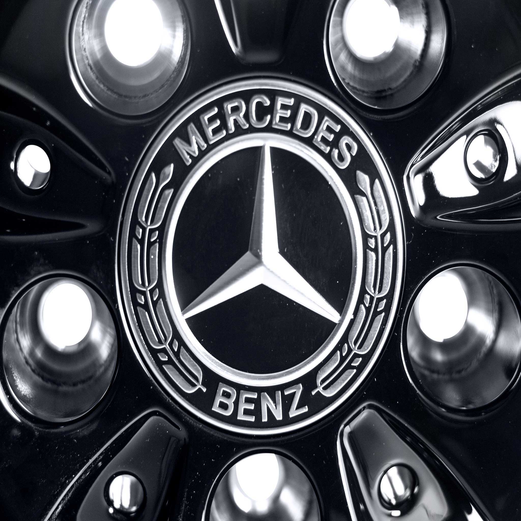 Mercedes Y Spoke [177-18] Gloss Black Alloy Wheel Product Image #4