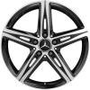 Mercedes 5 Spoke [177-18] Gloss Black with High Sheen Wheel Img 1