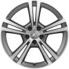 Mercedes 5 Twin Spoke [177-19] Matt Himalaya Grey with High Sheen Wheel Img 1