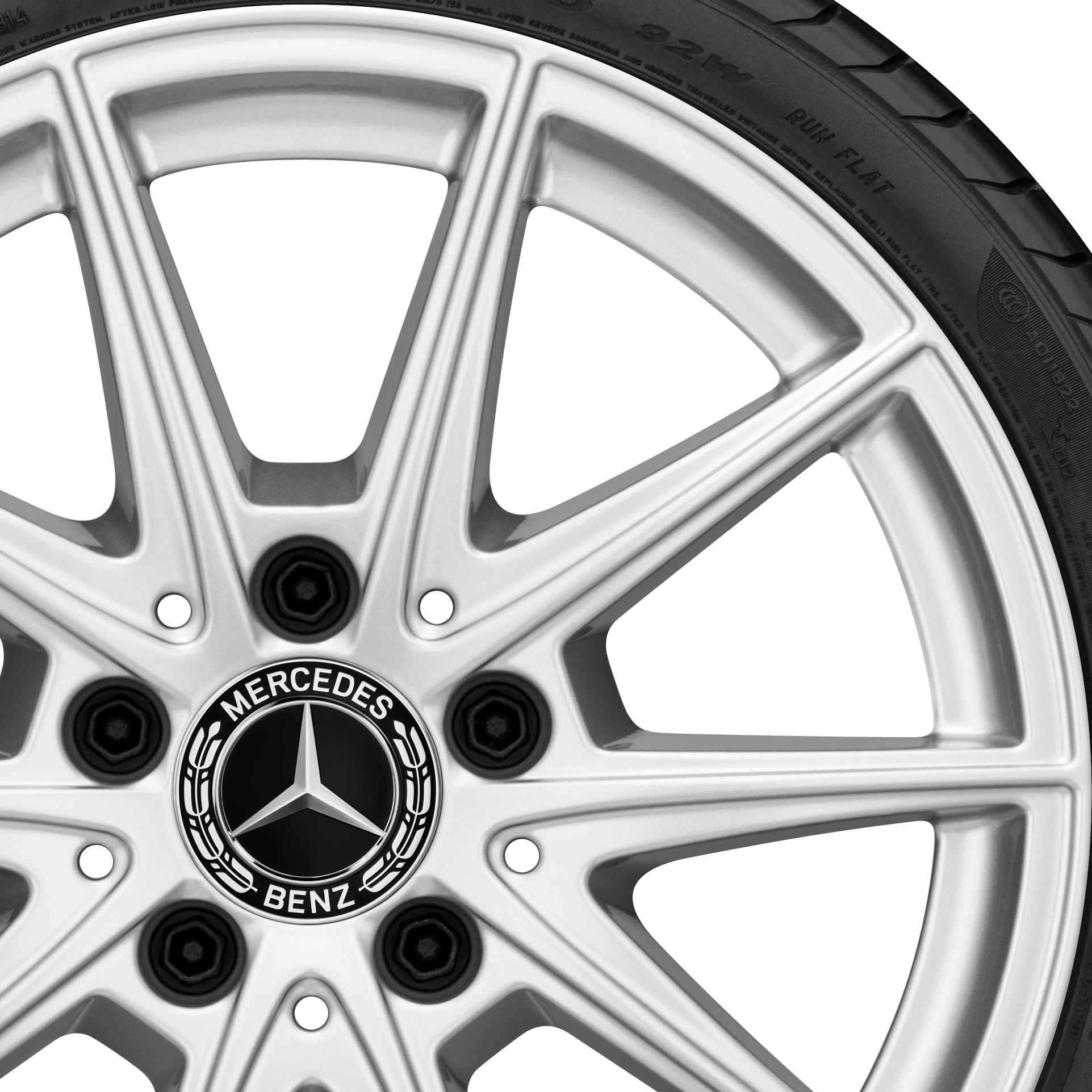 Mercedes 5 Twin Spoke [177-16] Vanadium Silver Alloy Wheel Product Image #2