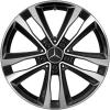 Mercedes 5 Twin Spoke [177-18] Gloss Black with High Sheen Wheel Img 1
