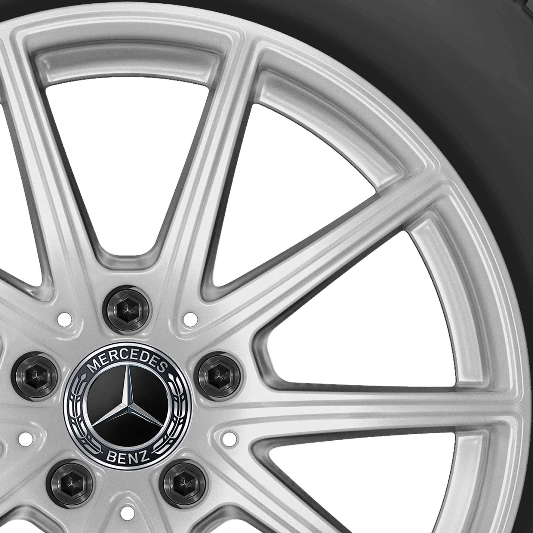 Mercedes 10 Spoke [177-17] Vanadium Silver Alloy Wheel Product Image #2