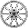 Mercedes 10 Spoke [177-17] Vanadium Silver Wheel Img 1