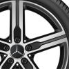 Mercedes 5 Spoke [177-18] Matt Black with High Sheen Wheel Img 2