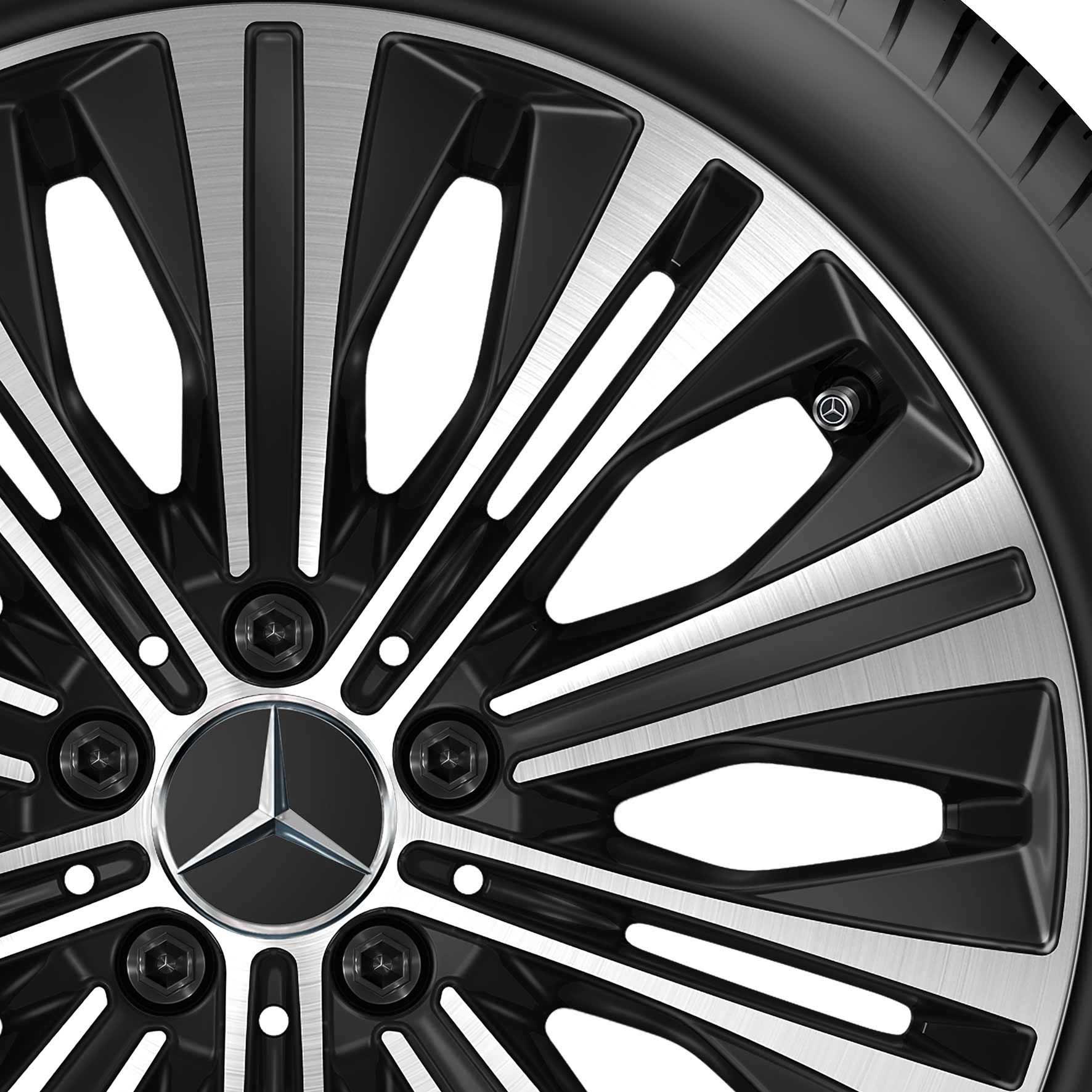Mercedes 10 Spoke [177-18] Gloss Black with High Sheen Alloy Wheel Product Image #2