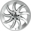 Mercedes 9 Spoke [199-19] Standard Silver Wheel Img 1