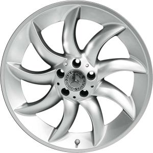 19" Mercedes 9 Spoke [199-19] Standard Silver alloy wheel