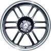 Mercedes 6 Double Spoke [199-19] Black with High Sheen Rim Edge Wheel Img 1