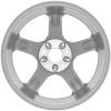 Mercedes 5 Spoke [204-17] Titanium Silver Wheel Img 3
