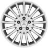 Mercedes 17 Spoke [204-17] Titanium Silver Wheel Img 1