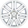 Mercedes 7 Twin Spoke [204-17] Titanium Silver Wheel Img 1