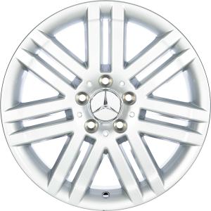 Mercedes 7 Twin Spoke [204-17] Titanium Silver Alloy Wheel for Mercedes C-Class S204 - Sizes 17in
