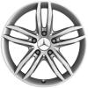 Mercedes 5 Twin Spoke [204-17] Titanium Silver Wheel Img 1