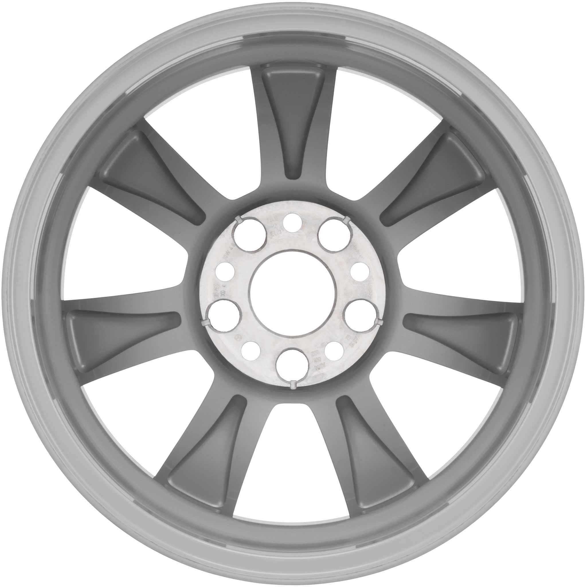 Mercedes 7 Spoke [204-16] Titanium Silver Alloy Wheel Product Image #2
