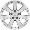 Mercedes 7 Spoke [204-16] Titanium Silver Wheel Img 1