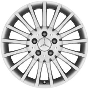Mercedes 17 Spoke [204-17] Titanium Silver Alloy Wheel for Mercedes C-Class S204 - Sizes 17in