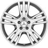 Mercedes 5 Triple Spoke [204-19] Titanium Silver Wheel Img 1