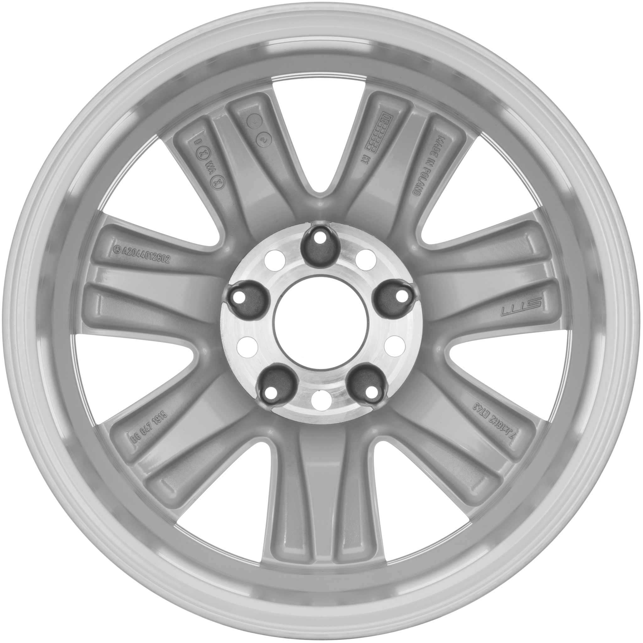 Mercedes Pristix [204-16] Sterling Silver Alloy Wheel Product Image #2
