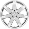 Mercedes 7 Spoke [204-17] Titanium Silver Wheel Img 1