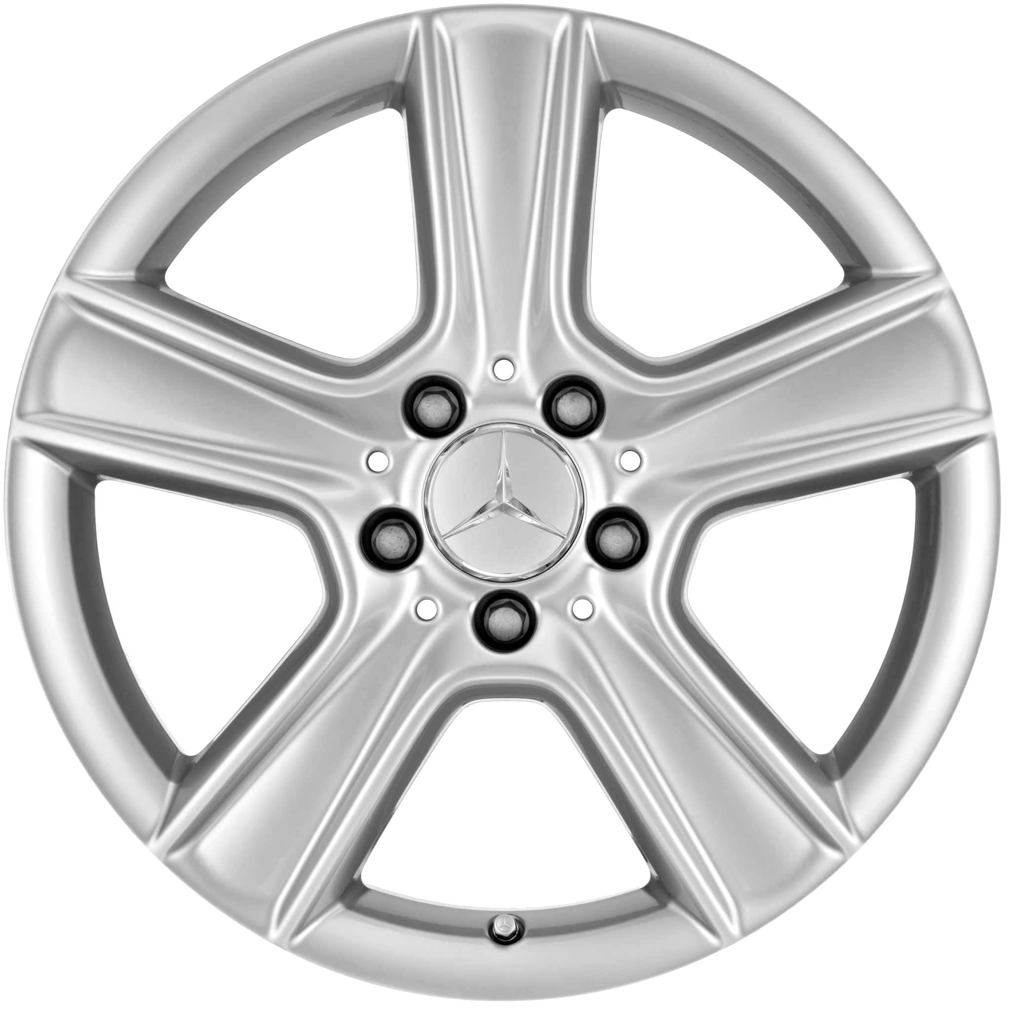 Mercedes Proserpina [204-17] Titanium Silver Alloy Wheel Product Image #1