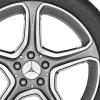 Mercedes 5 Spoke [204-19] Himalaya Grey with High Sheen Wheel Img 2