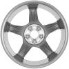 Mercedes 5 Spoke [204-19] Himalaya Grey with High Sheen Wheel Img 3