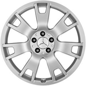 Mercedes 7 Spoke [204-19] Sterling Silver Alloy Wheel for Mercedes GLK-Class X204 - Sizes 19in