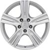 Mercedes 5 Spoke [204-17] Titanium Silver with High Sheen Wheel Img 1