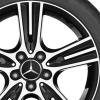 Mercedes 5 Spoke [204-17] Gloss Black with High Sheen Wheel Img 2