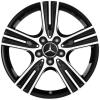 Mercedes 5 Spoke [204-17] Gloss Black with High Sheen Wheel Img 1