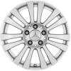 Mercedes 7 Twin Spoke [204-16] Titanium Silver Wheel Img 1