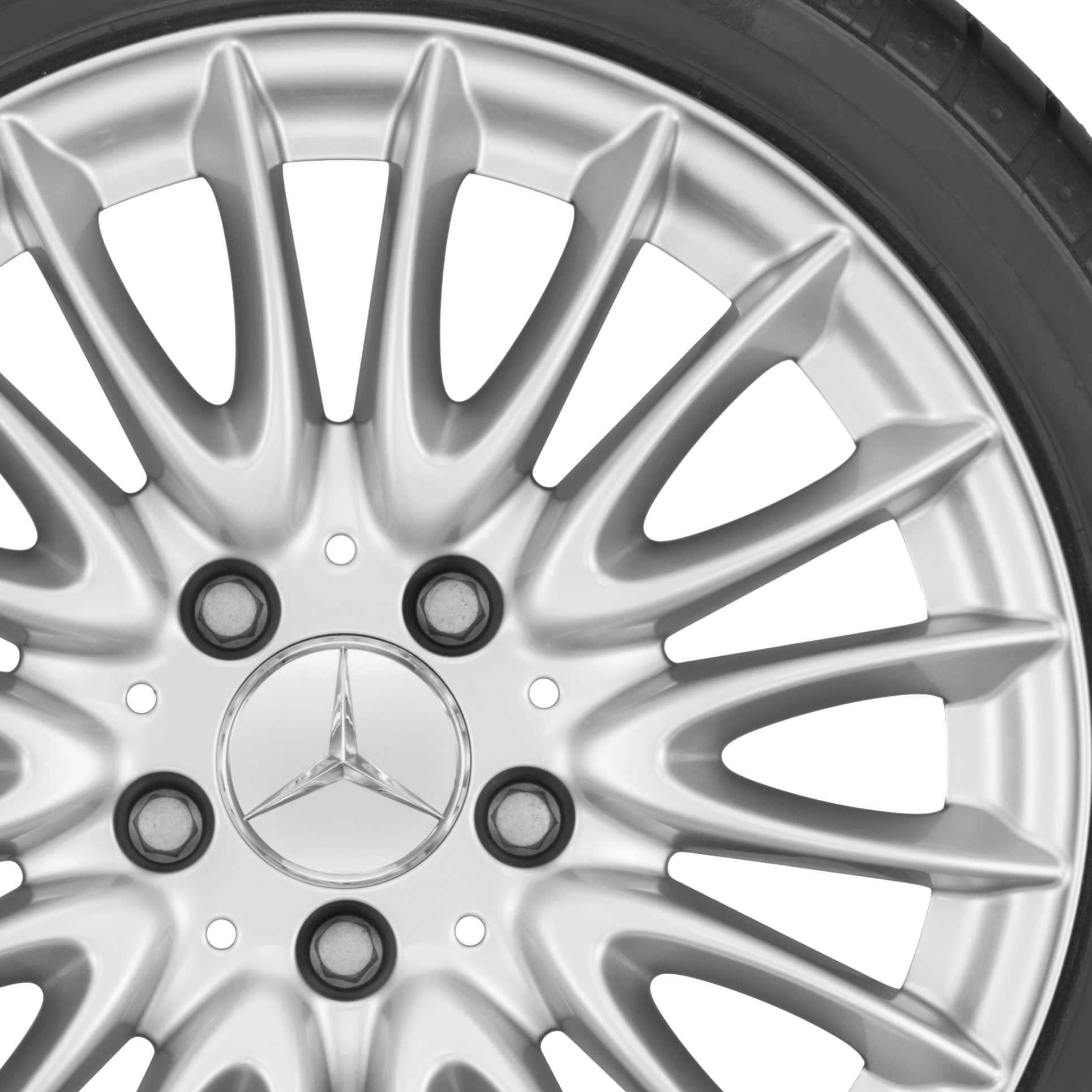 Mercedes Multispoke [204-16] Titanium Silver Alloy Wheel Product Image #2