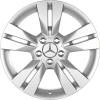 Mercedes 5 Twin Spoke [204-17] Titanium Silver Wheel Img 1