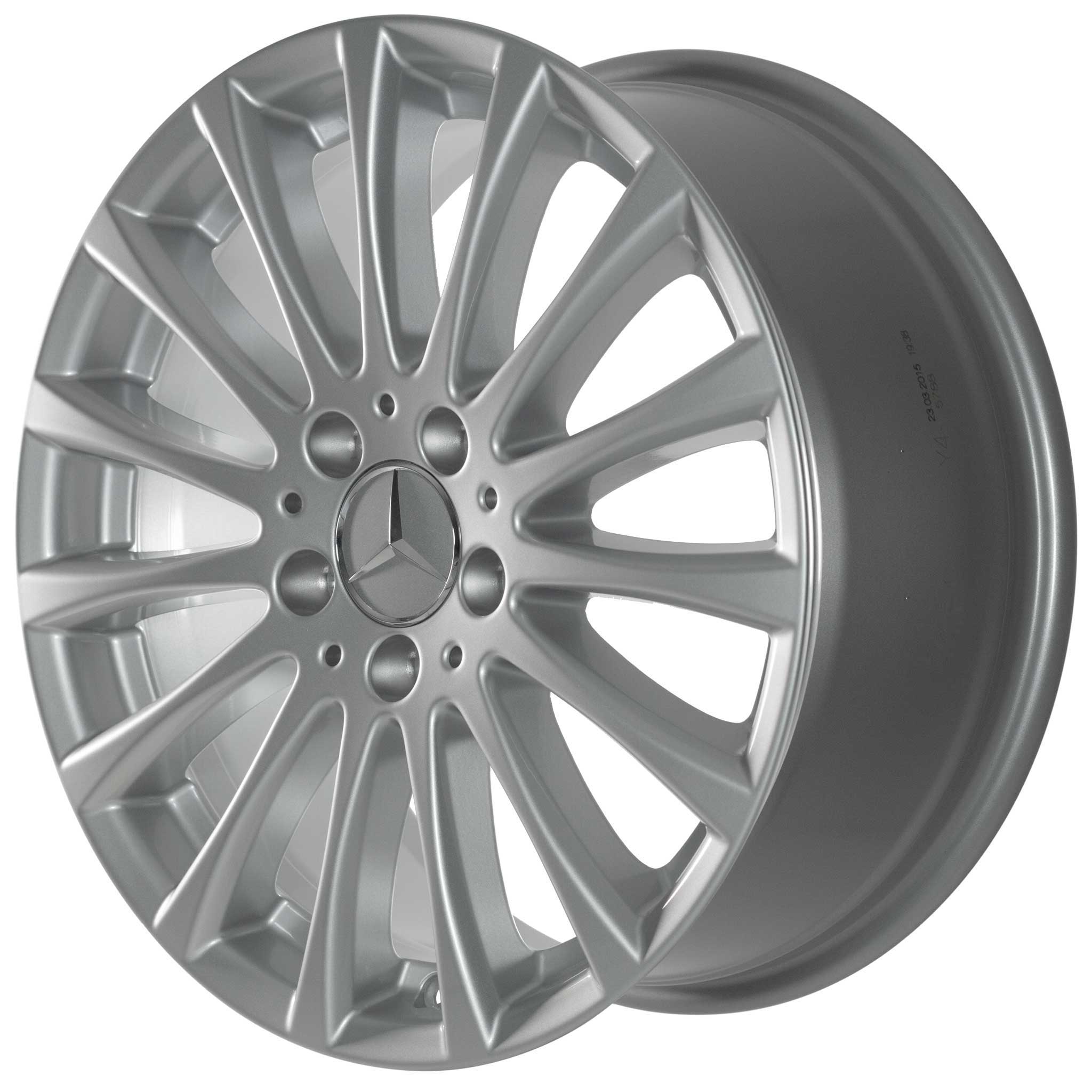 Mercedes Multispoke [204-17] Titanium Silver Alloy Wheel Product Image #2