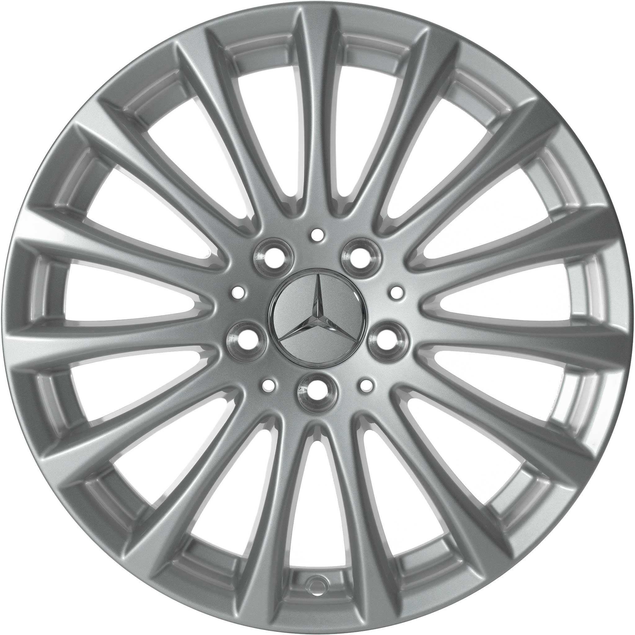 Mercedes Multispoke [204-17] Titanium Silver Alloy Wheel Product Image #1