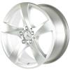 Mercedes 5 Spoke [204-18] Sterling Silver Wheel Img 2