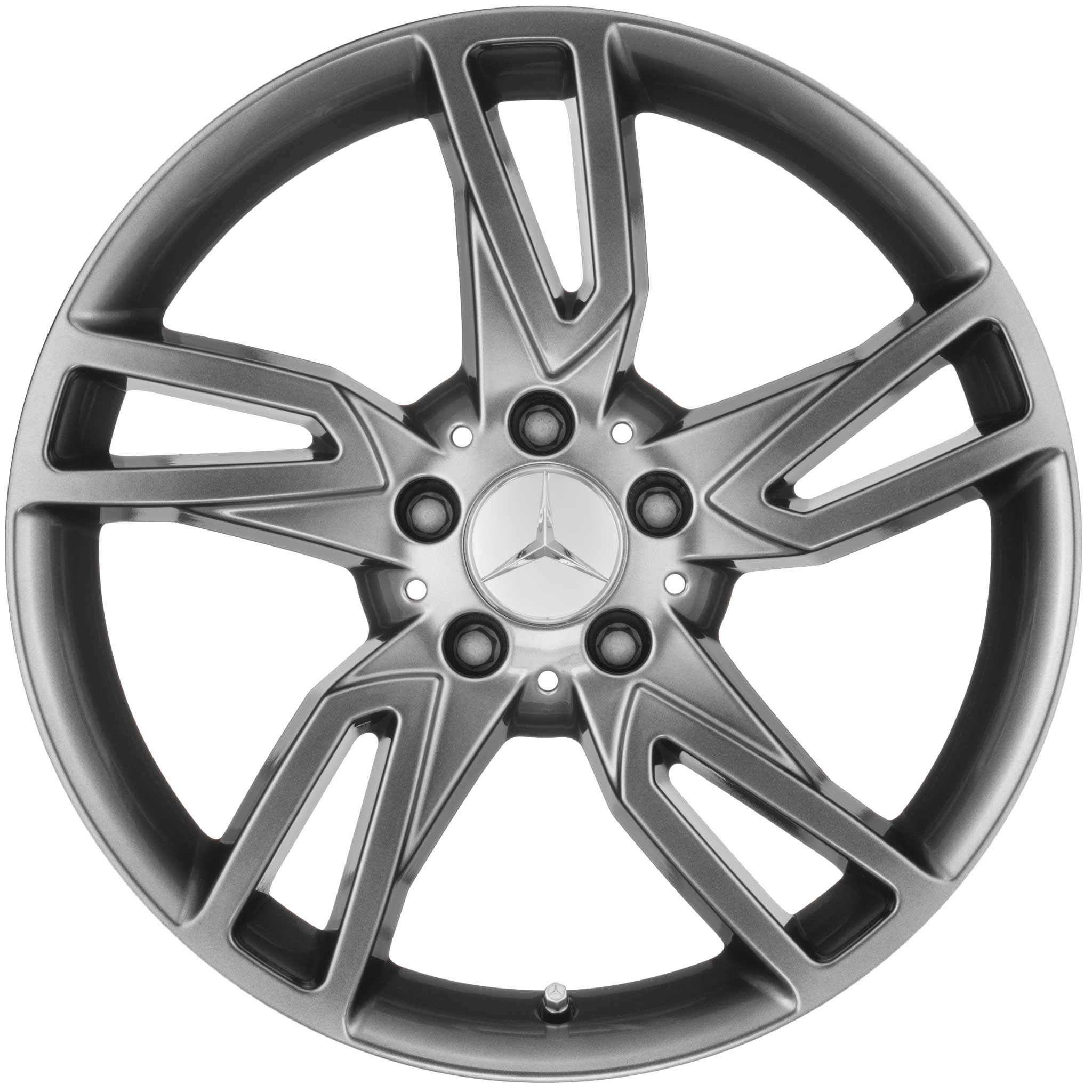 Mercedes 5 Twin Spoke [204-18] Himalaya Grey Alloy Wheel Product Image #1