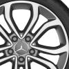 Mercedes 5 Twin Spoke [205-17] Himalaya Grey with High Sheen Wheel Img 2