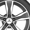 Mercedes 5 Twin Spoke [205-17] Tremolite Metallic with High Sheen Wheel Img 2