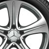 Mercedes 5 Spoke [205-17] Himalaya Grey with High Sheen Wheel Img 2