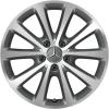 Mercedes 5 Double Spoke [205-17] Himalaya Grey with High Sheen Wheel Img 1