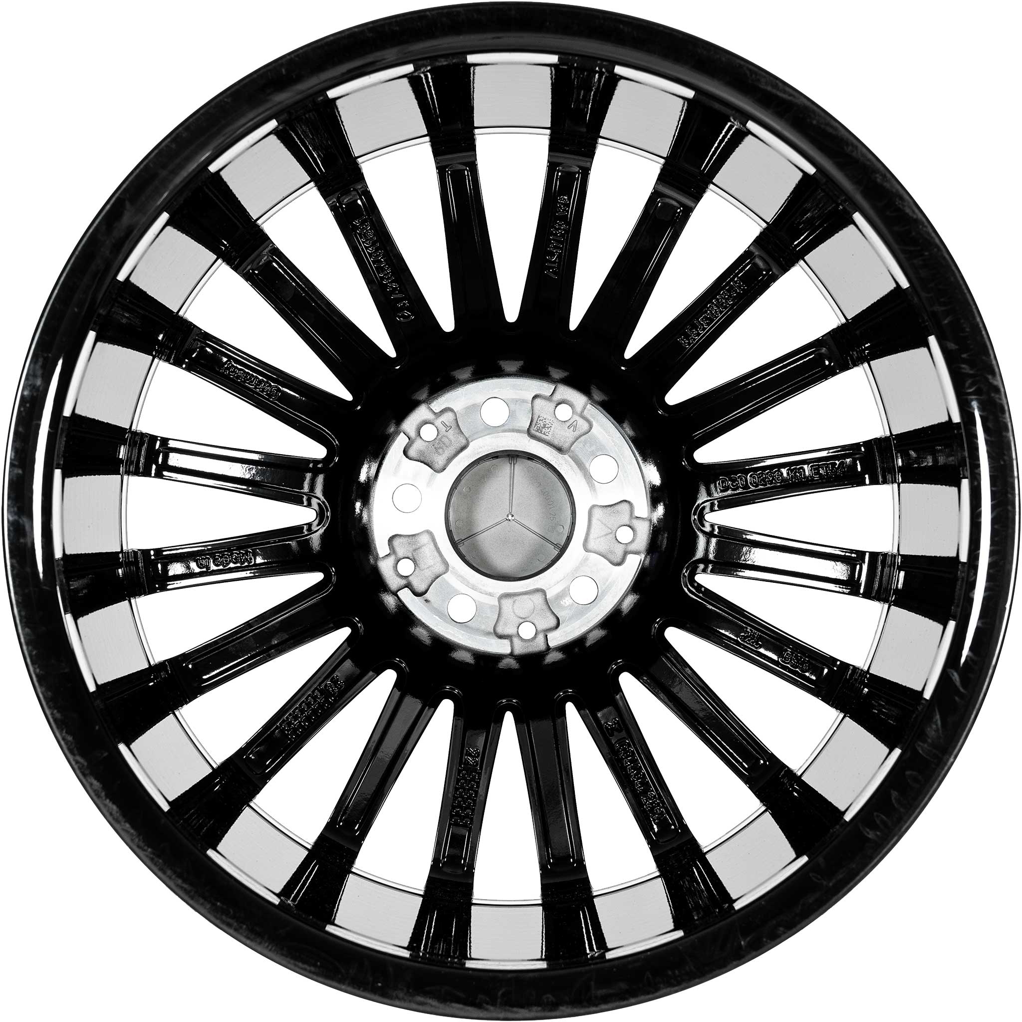 Mercedes 10 Spoke [205-18] Gloss Black with High Sheen Alloy Wheel Product Image #3