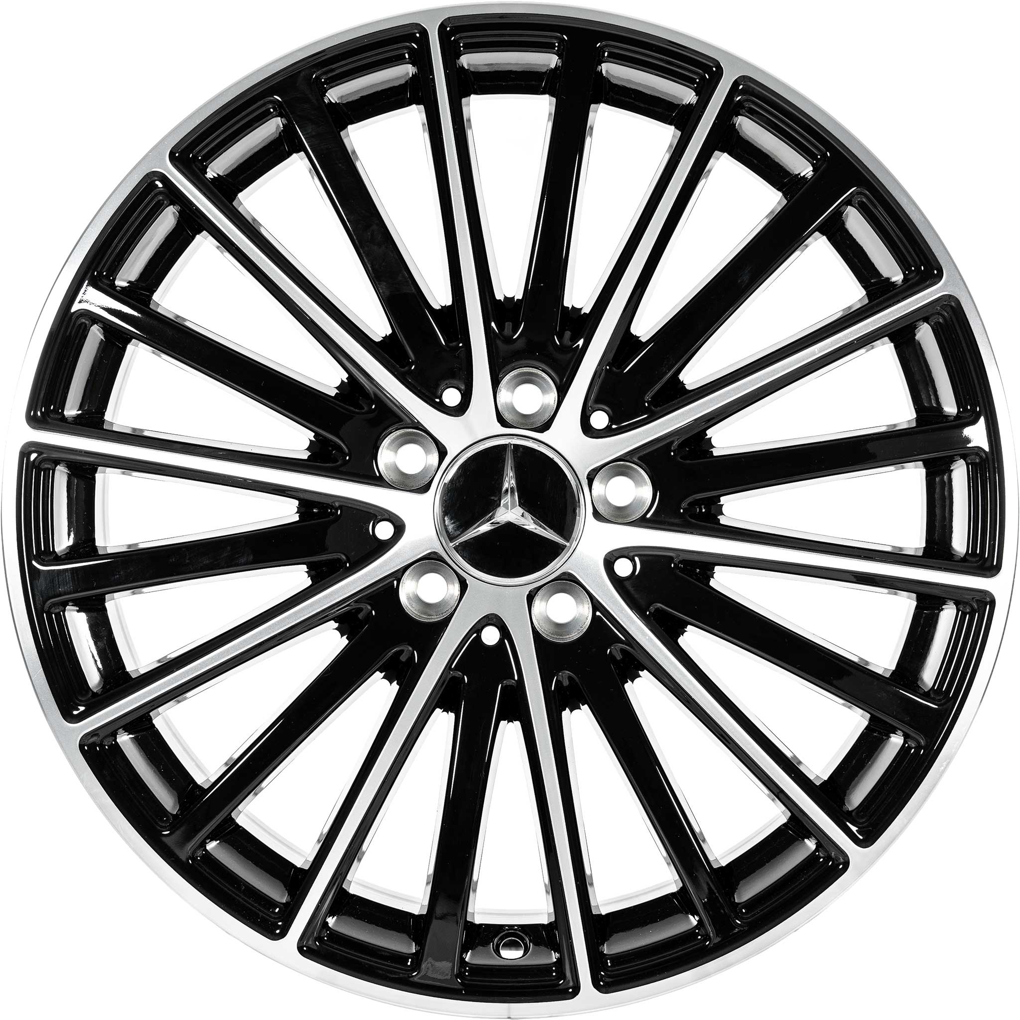 Mercedes 10 Spoke [205-18] Gloss Black with High Sheen Alloy Wheel Product Image #1