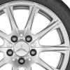 Mercedes 10 Spoke [205-16] Vanadium Silver Wheel Img 2