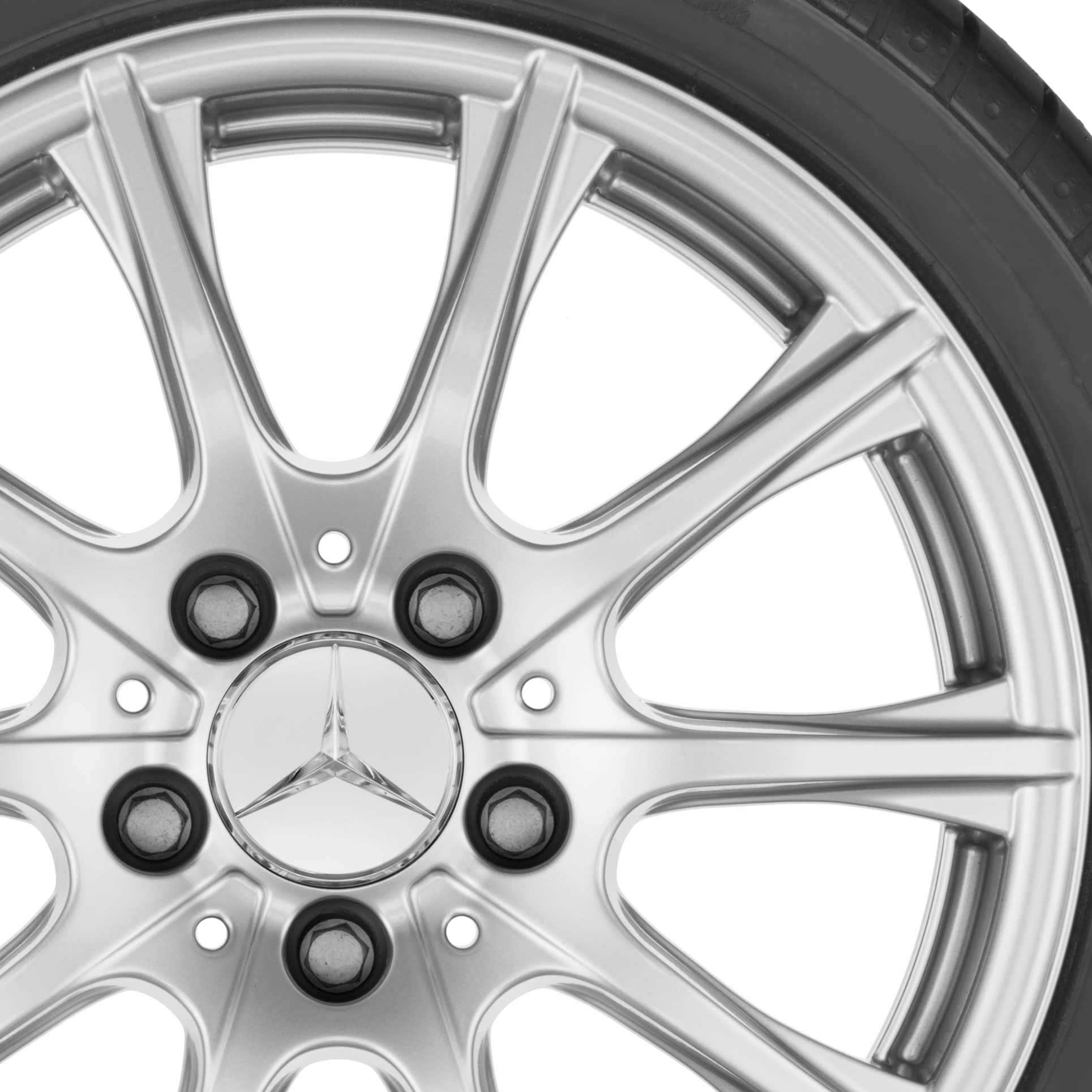 Mercedes 10 Spoke [205-16] Vanadium Silver Alloy Wheel Product Image #2