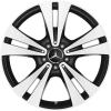Mercedes 5 Twin Spoke [205-19] Gloss Black with High Sheen Wheel Img 1